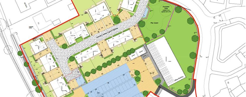 15nr Dwellings and Office Building, Rosebery Park, Poringland