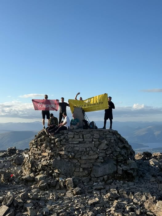 People at the top of a mountain